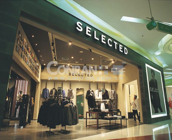 綾致時(shí)裝(SELECTED)深圳專賣店裝修