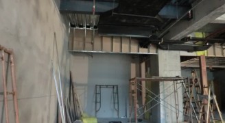 【康藍(lán)最新項(xiàng)目施工現(xiàn)場】國際E城辦公室裝修設(shè)計(jì)工程_康藍(lán)裝飾公司