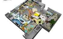 北京科技館展館布置鳥(niǎo)瞰圖（二）