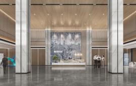 杭州鯨靈科技總部辦公樓裝飾工程設(shè)計(jì)